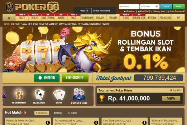 situs poker88